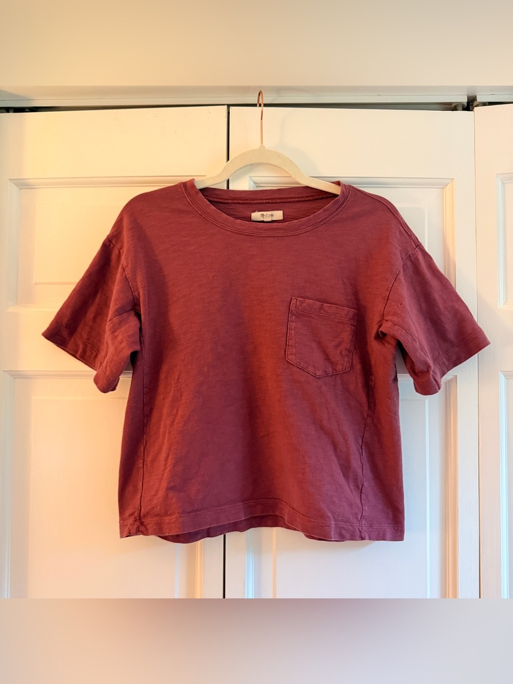 Madewell Kids Short-Sleeve Pocket Tee - Dusty Rose